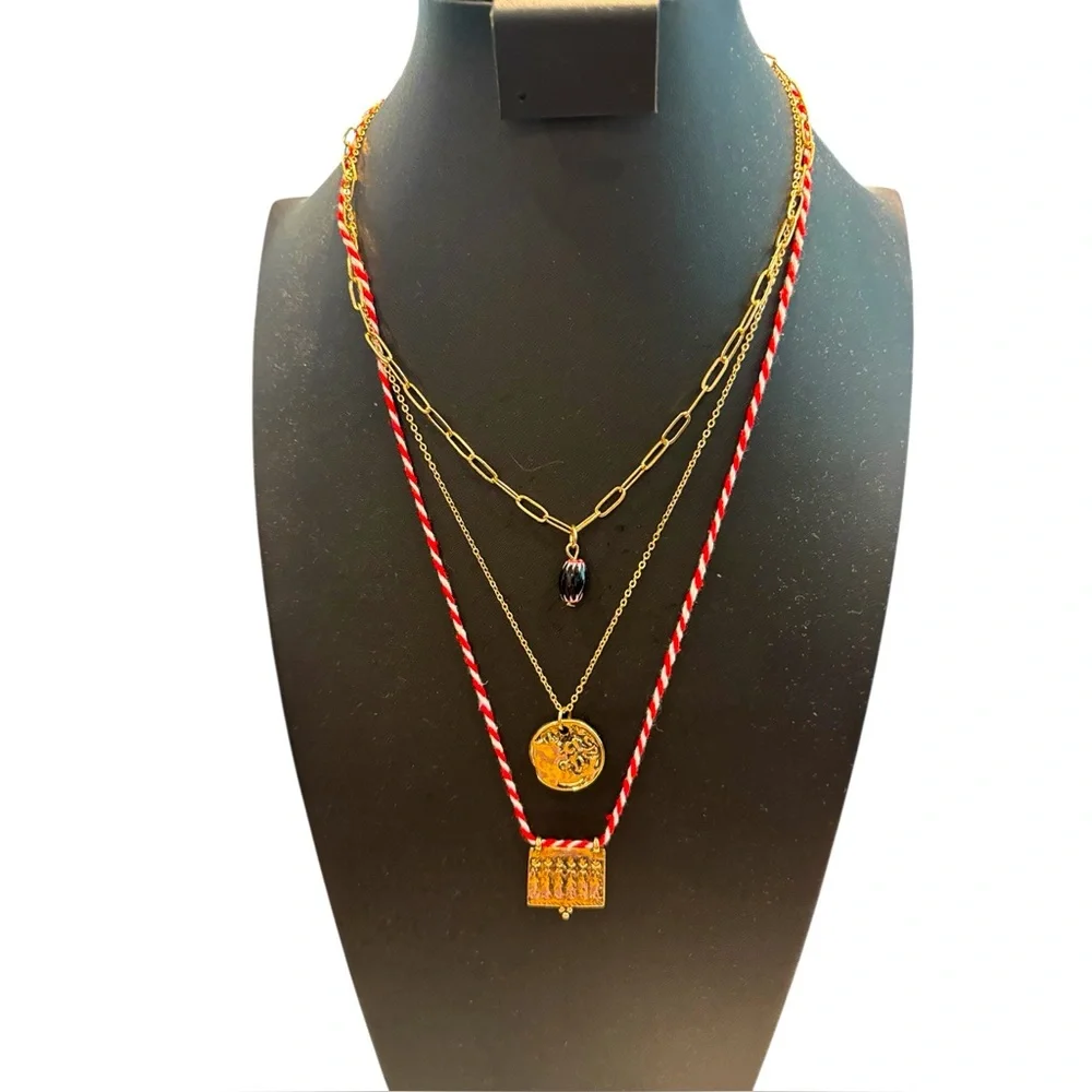 Free People / Layered Coin Necklace / New with tags - Picture 1 of 1